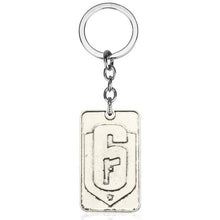 Load image into Gallery viewer, Game Rainbow Six 6 Siege Logo Keychain