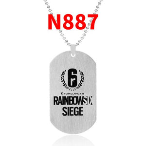 Game Rainbow Six 6 Siege Logo Keychain