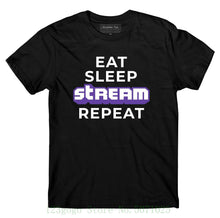 Load image into Gallery viewer, Eat Sleep Stream Repeat T Shirt